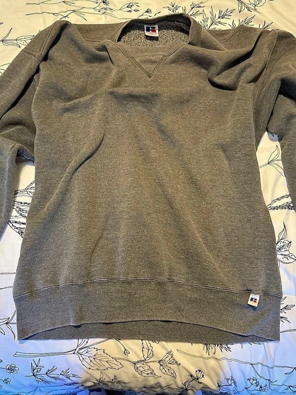 Russell Athletic Vintage Crewneck Sweatshirt Gray XL